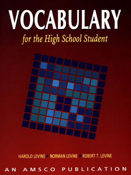 Vocabulary for the High School Students